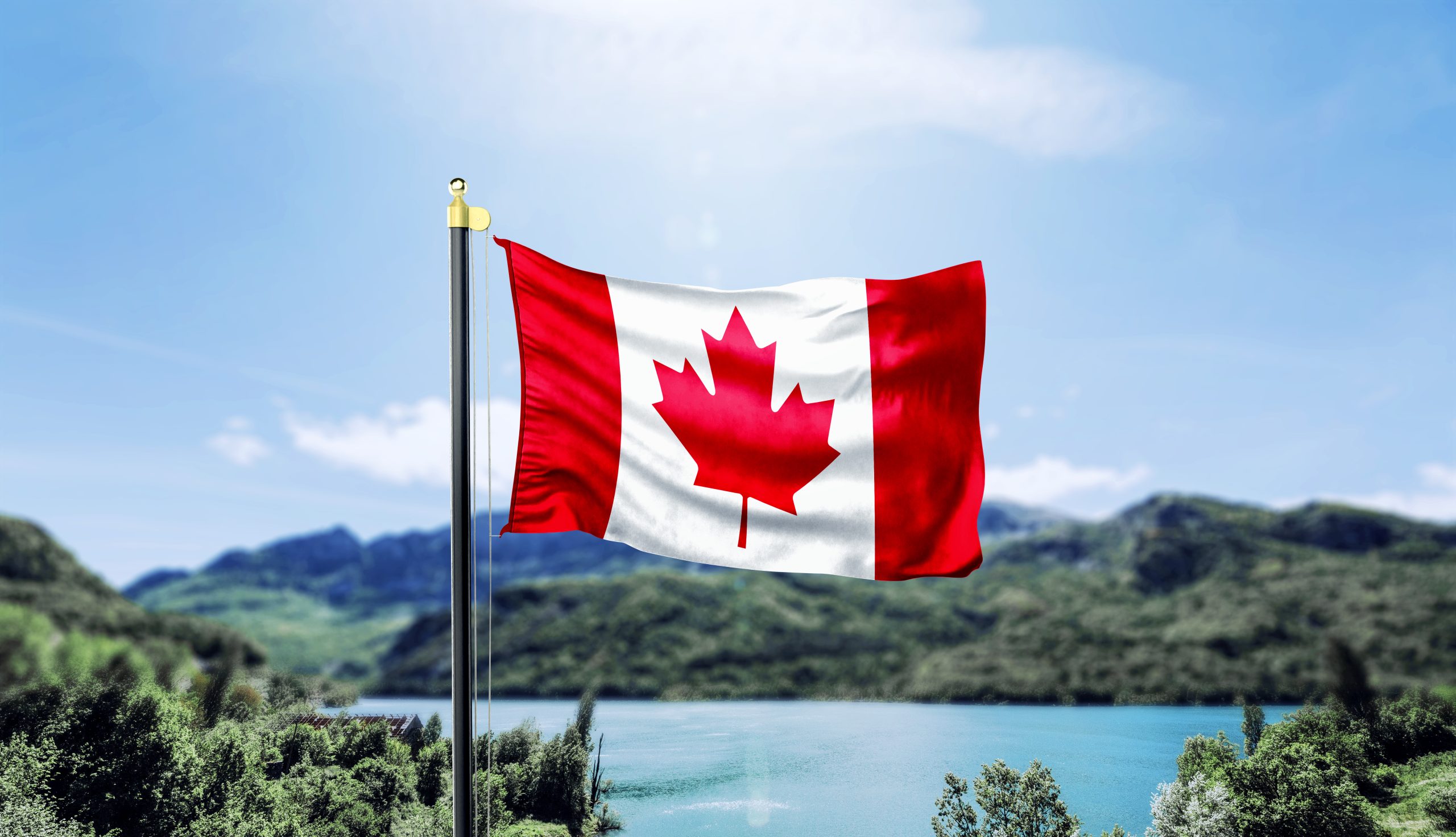 canadian flag outdoors scaled